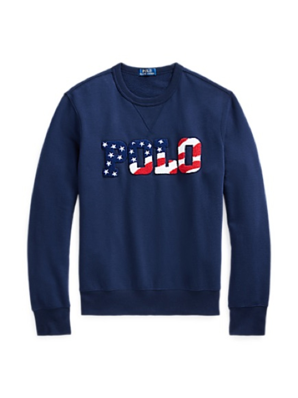 Polo by Ralph Lauren Navy Crewneck Sweatshirt American Flag Size XL